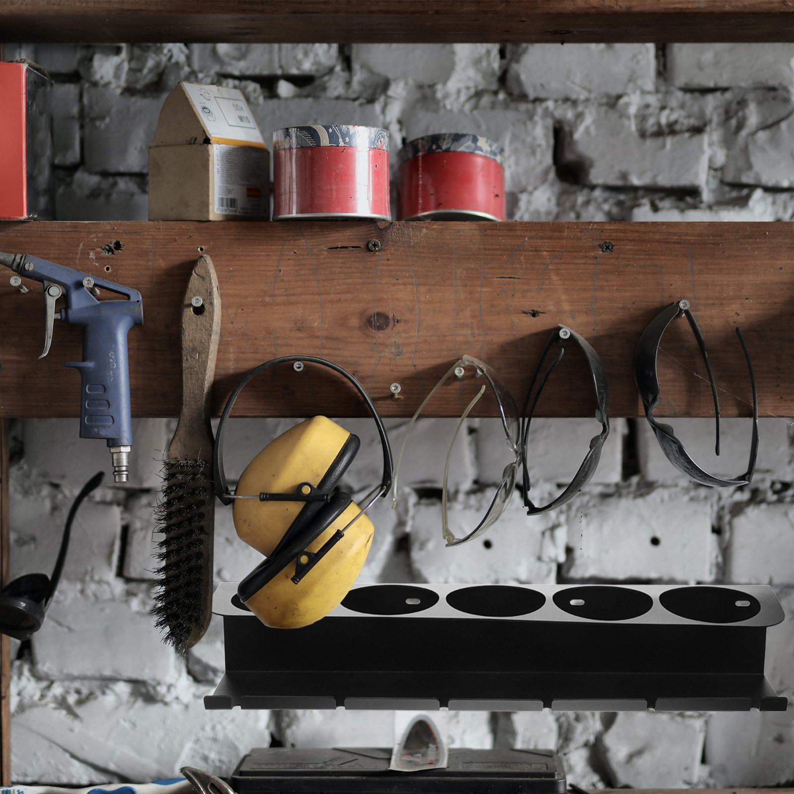 Workshop Tools Rack - 1 Set di Supporti da Parete