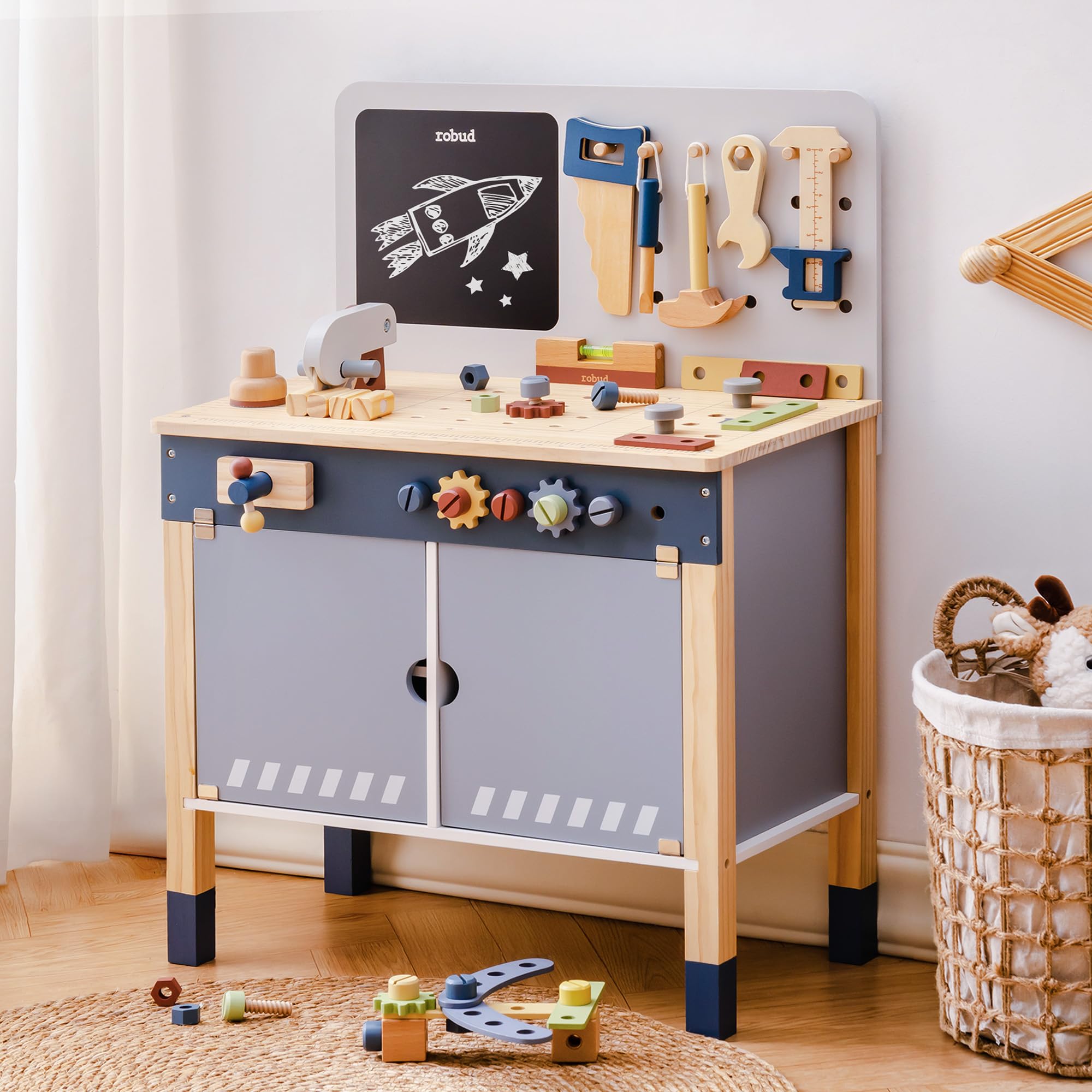Tools Workshop Kids - ROBUD Banco da Lavoro in Legno