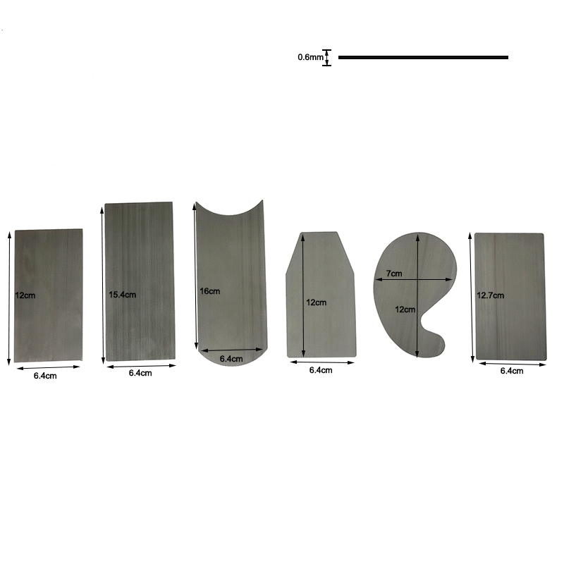 Card Scraper Cabinet - Set di raschietti per carte per