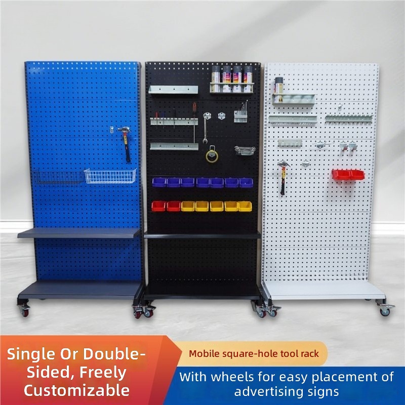 Workshop Tools Rack - Organizzatore per utensili con pannello forato,