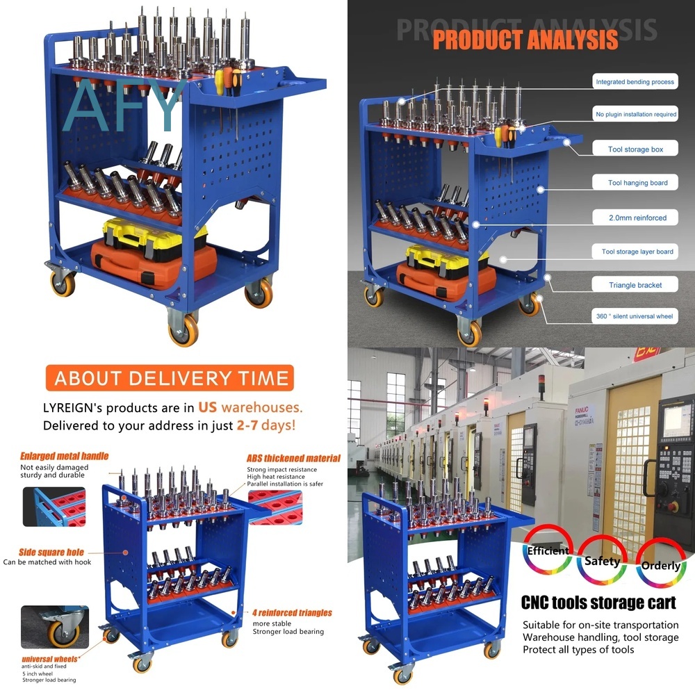 Workshop Tools Center - Carrello porta utensili BT40 CAT40 per