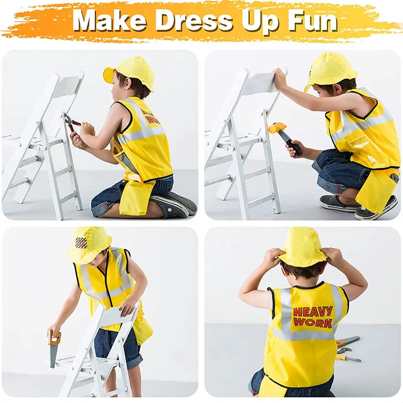 3-6Y Costume da operaio edile  - Tools Workshop Kids recensione e prezzo