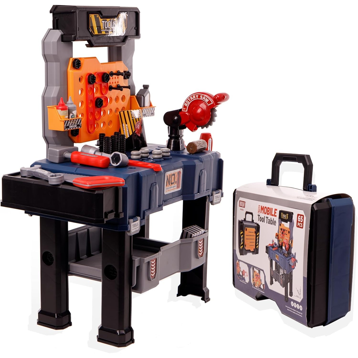 65PCS Set di panche per attrez - Tools Workshop Kids recensione e prezzo