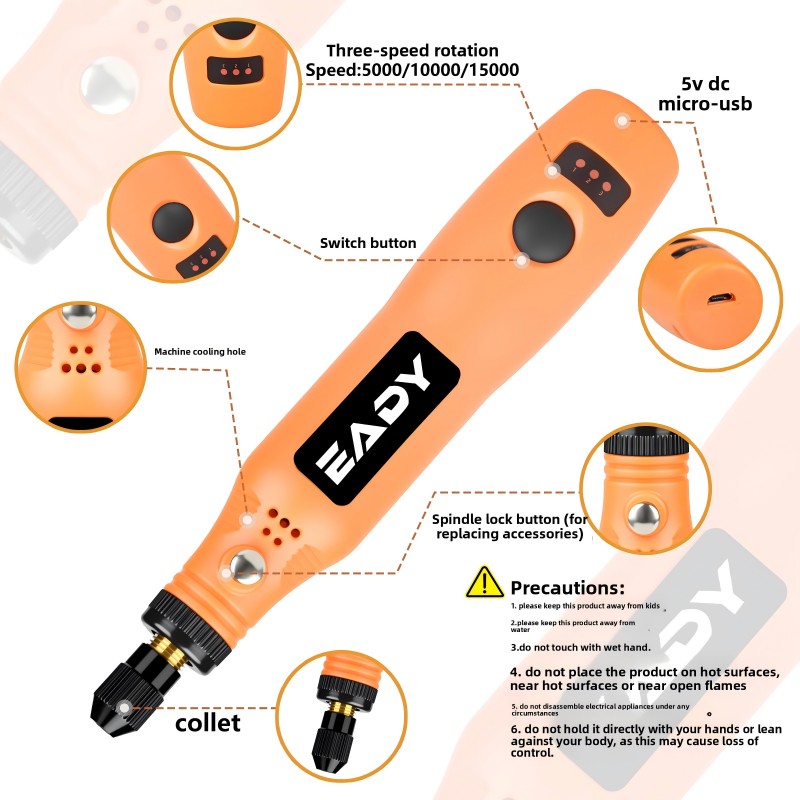 Kit di utensili rotanti senza  - Workshop Tools Diy recensione e prezzo